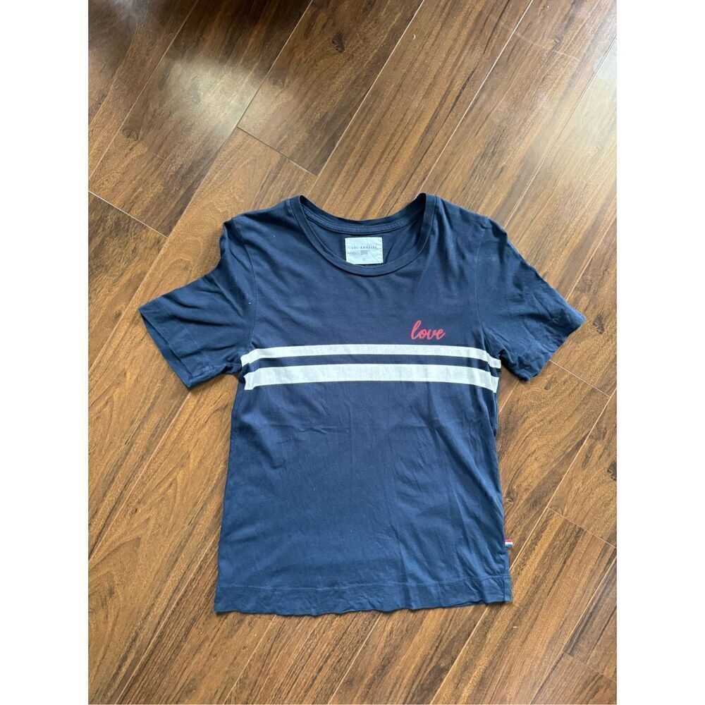 Sol Angeles XS stripe love tee shirt